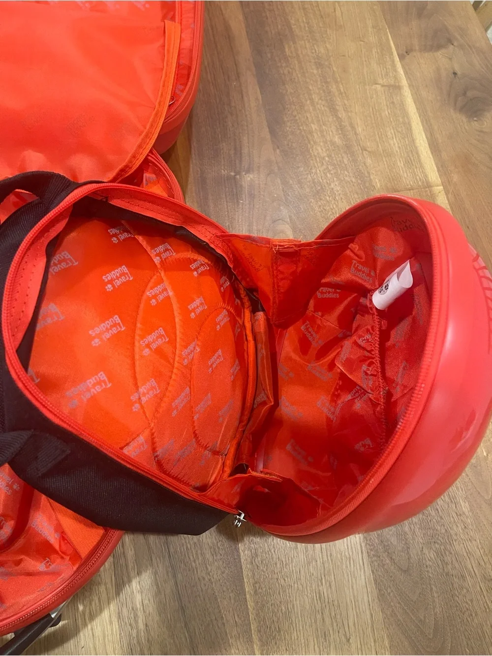 Travel buddies Kids Red Ladybug Rolling Suitcase & Backpack Set